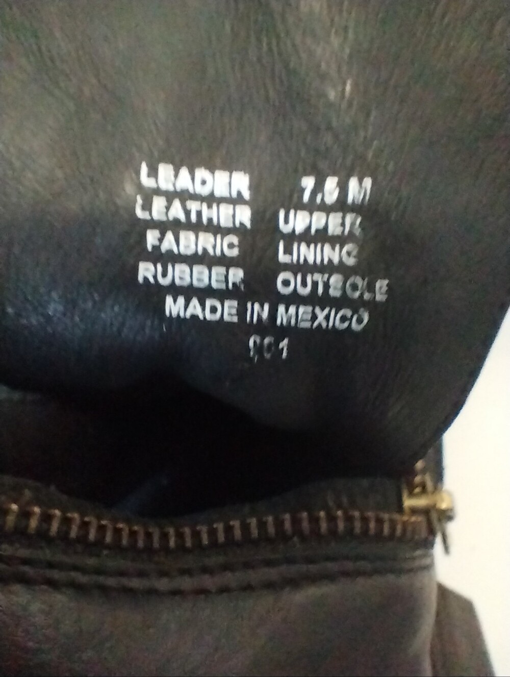 Steve Madden Barney Black Leather Boots. Womens Size 7.5 - Picture 7 of 14